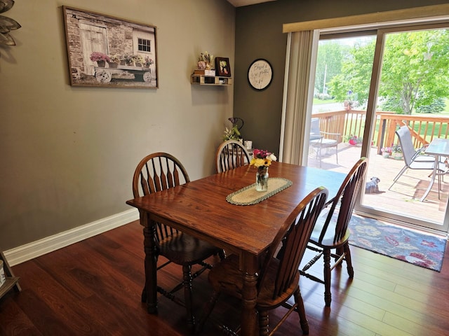 1612 17th St SW, Austin, MN 55912 - dining space with wood finished floors and baseboards