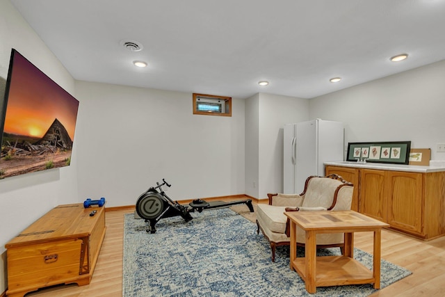 2904 Park Dr, Saint Cloud, MN 56303 - living area with light wood-type flooring and recessed lighting