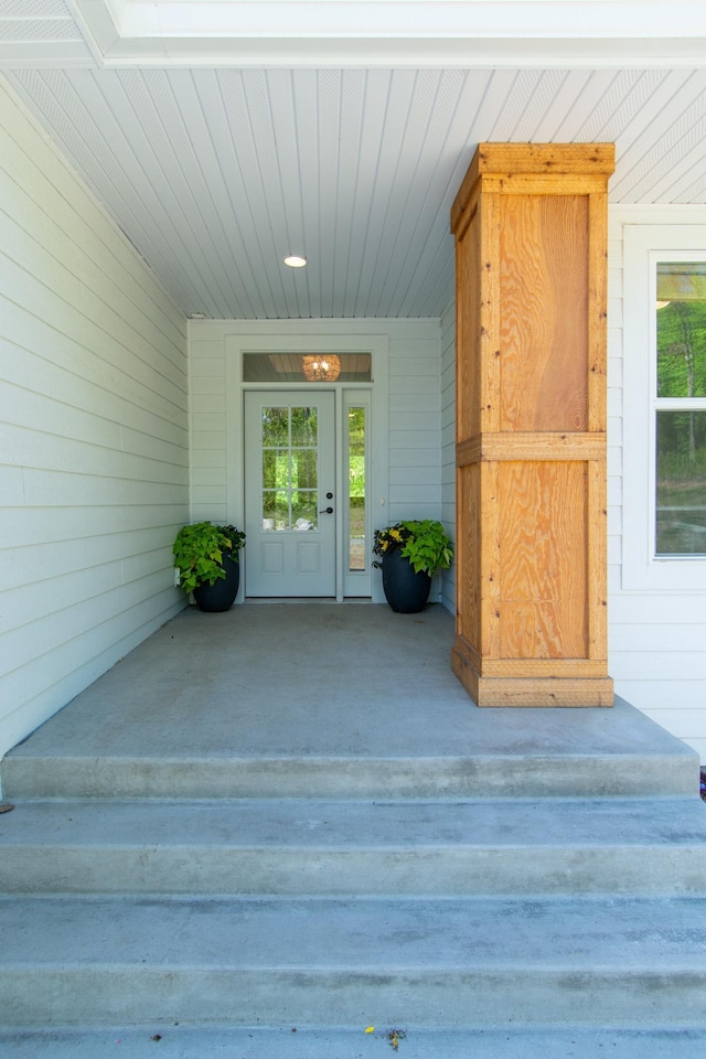 31709 Green Scene Dr, Breezy Point, MN 56472 - view of exterior entry featuring a porch