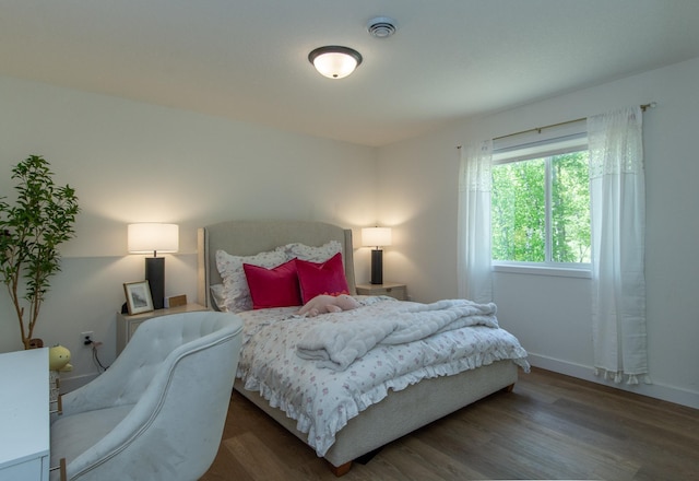 31709 Green Scene Dr, Breezy Point, MN 56472 - bedroom featuring wood finished floors and baseboards