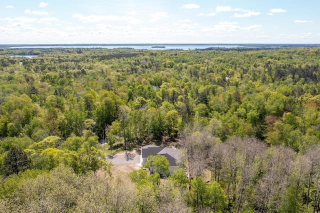 31709 Green Scene Dr, Breezy Point, MN 56472 - aerial view of property and surrounding area featuring a heavily wooded area and a nearby body of water
