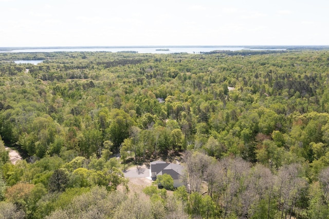 31709 Green Scene Dr, Breezy Point, MN 56472 - aerial view of a heavily wooded area and a large body of water