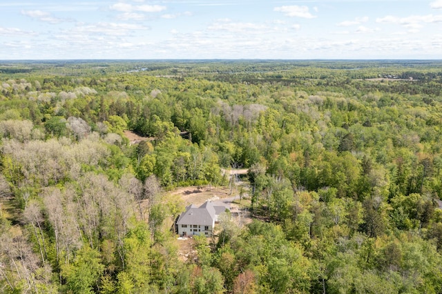 31709 Green Scene Dr, Breezy Point, MN 56472 - view from above of property with a forest