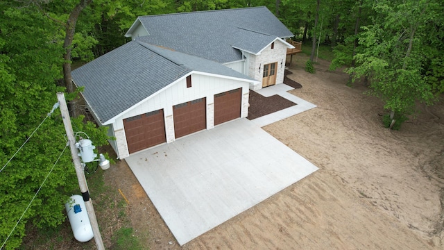20482 Lord Rd, Center Twp, MN 56465 - aerial view of property and surrounding area with a forest
