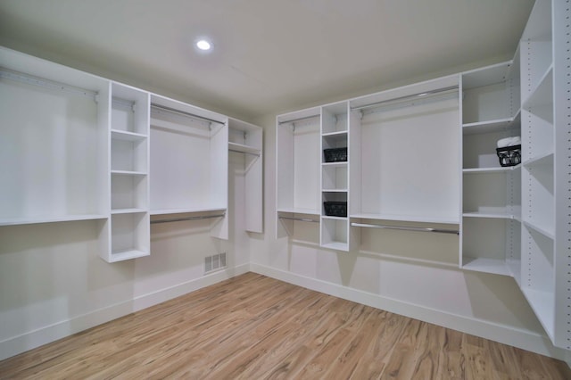 20482 Lord Rd, Center Twp, MN 56465 - walk in closet featuring wood finished floors