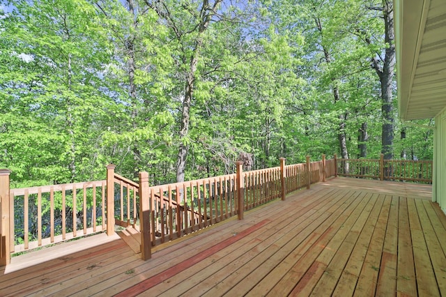20482 Lord Rd, Center Twp, MN 56465 - view of wooden deck