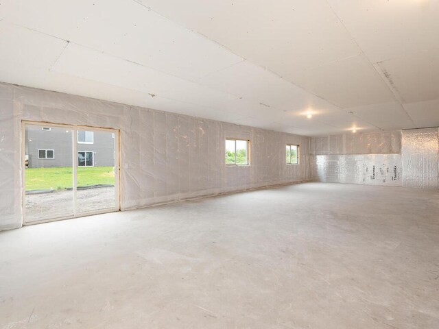 5393 177th St W, Lakeville, MN 55044 - empty room with unfinished concrete floors