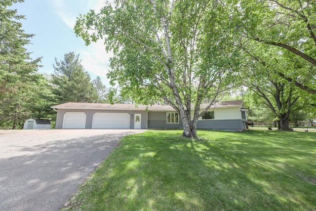 1202 Ridgeview Ter NE, Alexandria, MN 56308 - single story home with a garage, driveway, and a front yard