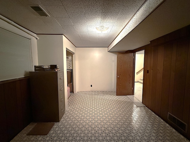 1646 5th St, Montevideo, MN 56265 - corridor with wood walls