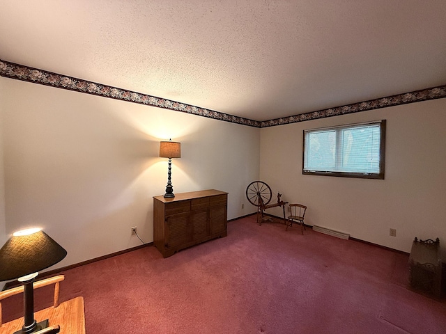 1646 5th St, Montevideo, MN 56265 - carpeted empty room featuring baseboards and a textured ceiling