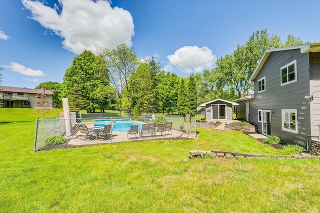 4230 Odegard Ave N, Baytown Twp, MN 55082 - view of yard featuring a patio area and an outdoor structure
