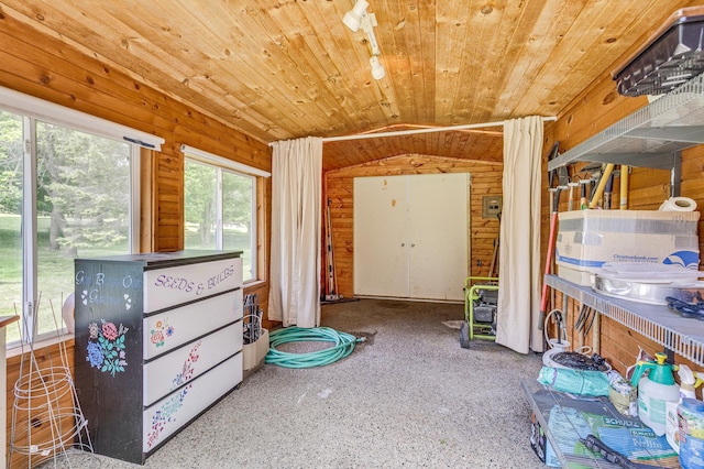 4230 Odegard Ave N, Baytown Twp, MN 55082 - unfurnished sunroom featuring lofted ceiling