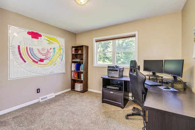 4230 Odegard Ave N, Baytown Twp, MN 55082 - home office featuring baseboards and light carpet
