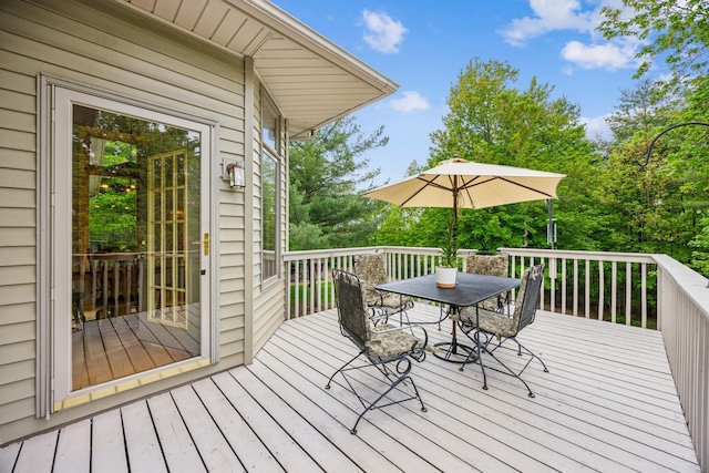 5160 202nd Ln NE, Linwood Twp, MN 55092 - deck with outdoor dining area