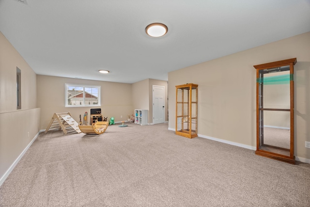 970 Acacia Dr S, Annandale, MN 55302 - recreation room featuring carpet and baseboards