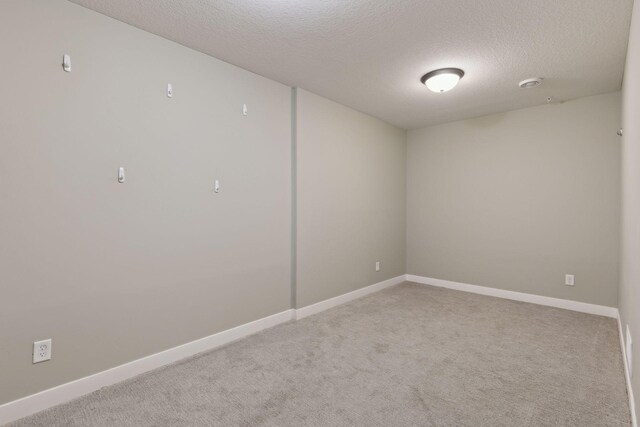 15653 Cobblestone Lake Pkwy, Apple Valley, MN 55124 - empty room with a textured ceiling, carpet, a smoke detector, and baseboards