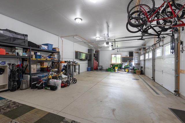 8580 Maple View Dr, Cologne, MN 55322 - garage featuring a garage door opener