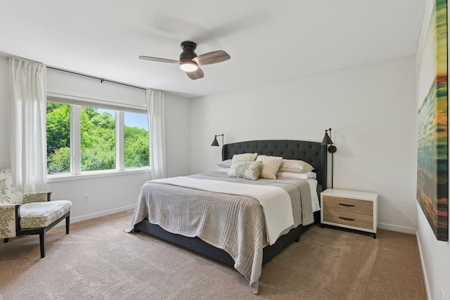 9375 Cold Stream Ln, Eden Prairie, MN 55347 - carpeted bedroom featuring baseboards and a ceiling fan