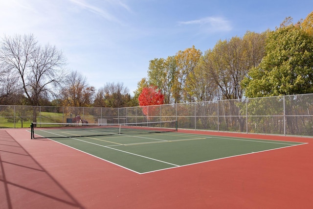 1511 Colleen Ave, Arden Hills, MN 55112 - view of tennis court with community basketball court