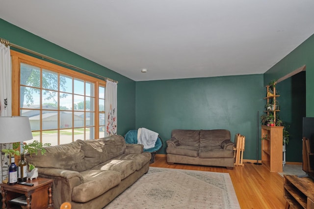 2003 20th Ave NW, Rochester, MN 55901 - living area with wood finished floors and baseboards