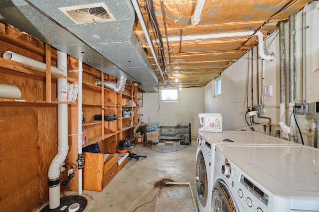 2003 20th Ave NW, Rochester, MN 55901 - below grade area with separate washer and dryer