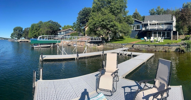 6412 Conroy St NE, Prior Lake, MN 55372 - dock area featuring a water view