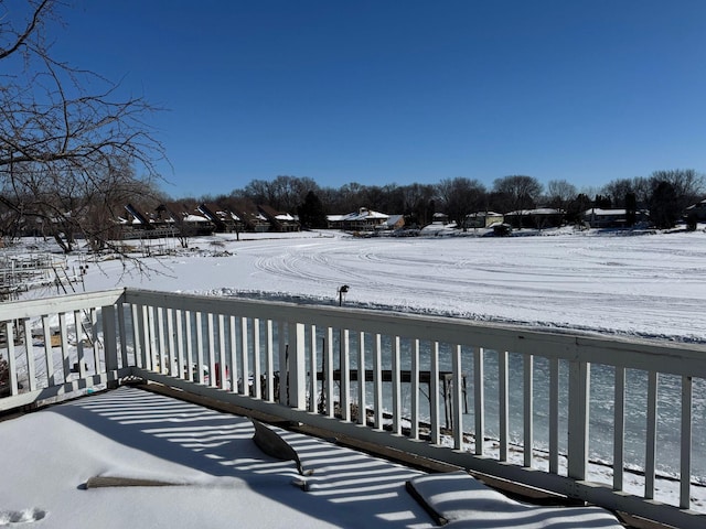 6412 Conroy St NE, Prior Lake, MN 55372 - view of snow covered deck