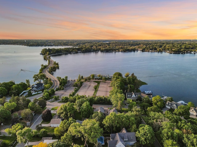 17209 Grays Bay Blvd, Minnetonka, MN 55391 - aerial view at dusk of a water view