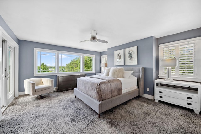 17209 Grays Bay Blvd, Minnetonka, MN 55391 - carpeted bedroom featuring baseboards and ceiling fan