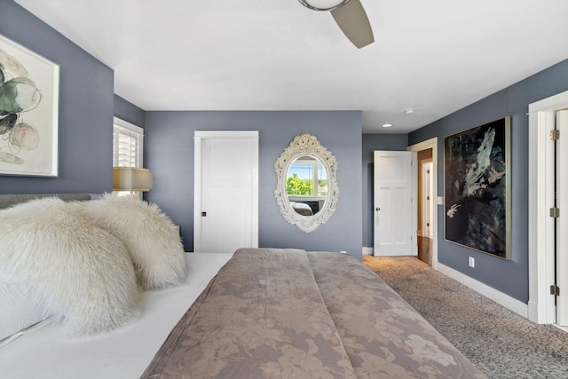 17209 Grays Bay Blvd, Minnetonka, MN 55391 - bedroom with carpet, baseboards, and a ceiling fan
