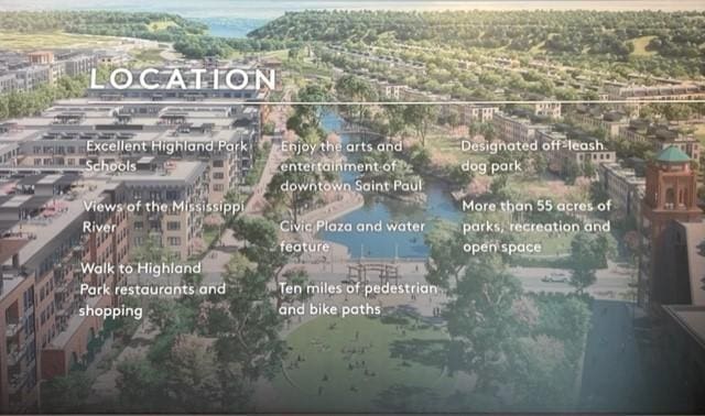 906 Woodlawn Ave Unit D, Saint Paul, MN 55116 - aerial view of property's location