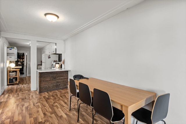 460 Broadway St E, New Germany, MN 55367 - dining space with wood finished floors