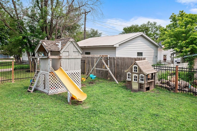 460 Broadway St E, New Germany, MN 55367 - view of play area with a fenced backyard