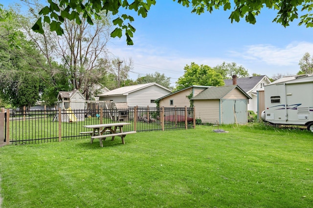 460 Broadway St E, New Germany, MN 55367 - view of yard with a shed