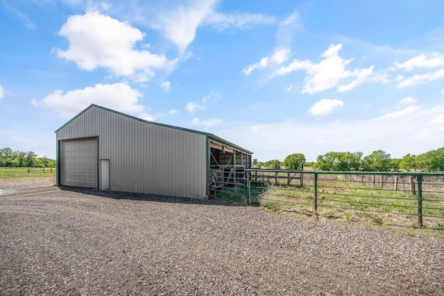 10080 550th St, Rock Creek, MN 55069 - view of outbuilding with dirt driveway