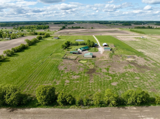 10080 550th St, Rock Creek, MN 55069 - aerial view of sparsely populated area featuring large plots for crops