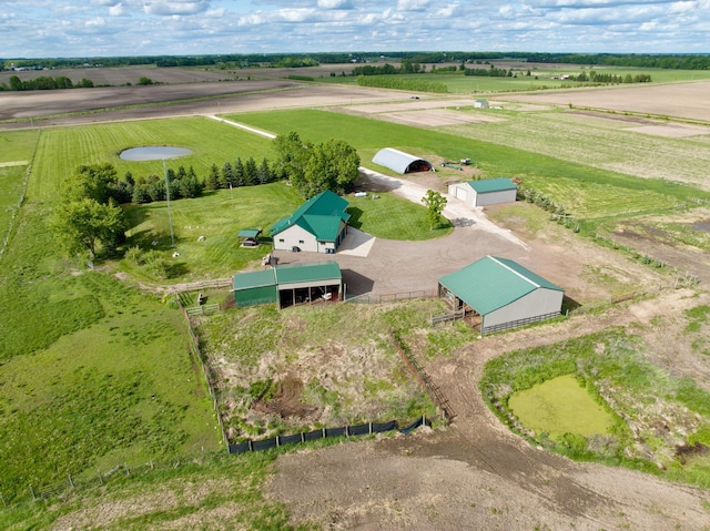 10080 550th St, Rock Creek, MN 55069 - aerial view of sparsely populated area with farmland
