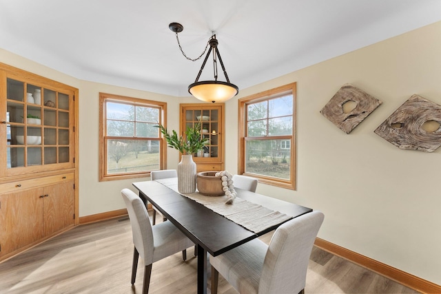 2701 Princeton Ave, Saint Louis Park, MN 55416 - dining room with light wood-type flooring and baseboards