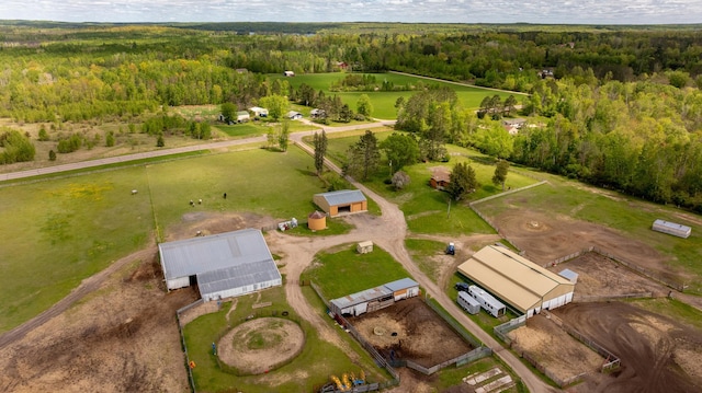 36037 678th St, Hill Lake Twp, MN 55748 - drone / aerial view of a heavily wooded area