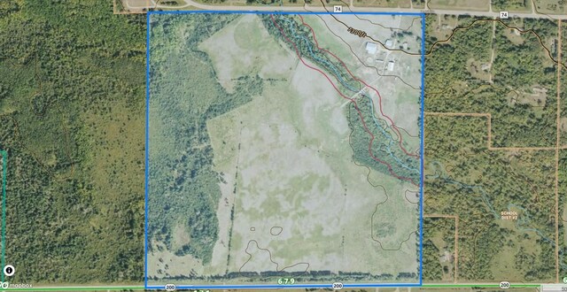 36037 678th St, Hill Lake Twp, MN 55748 - map / location with property parcel outlined