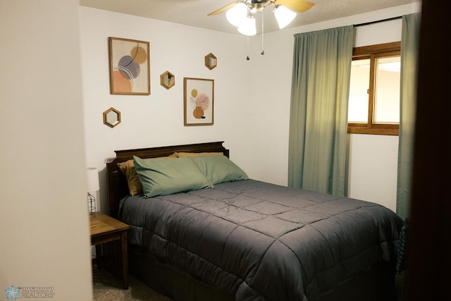 806 E St, Bottineau, ND 58318 - bedroom with a ceiling fan