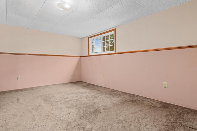 1700 Laramie Trl, Brooklyn Park, MN 55444 - unfurnished room featuring carpet flooring and a drop ceiling