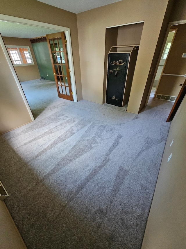 1700 Laramie Trl, Brooklyn Park, MN 55444 - unfurnished bedroom with carpet flooring, a closet, and french doors