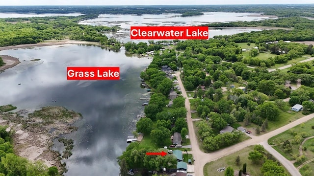 273 Alder Rd, South Haven, MN 55382 - bird's eye view of a large body of water