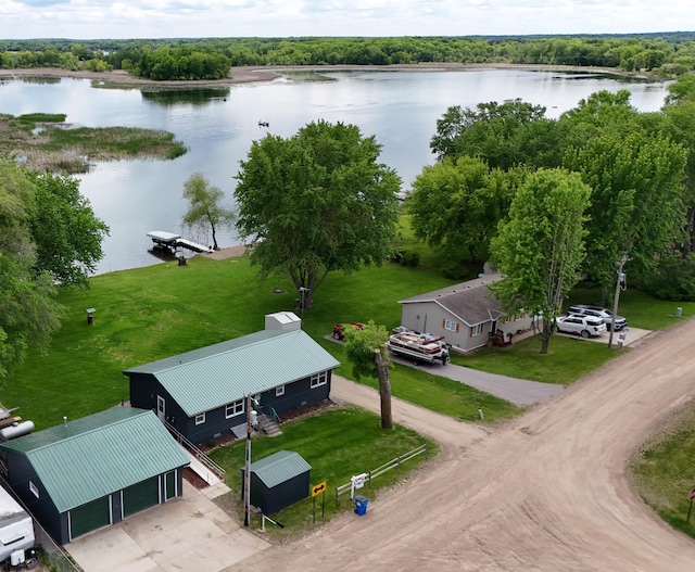 273 Alder Rd, South Haven, MN 55382 - bird's eye view of a nearby body of water