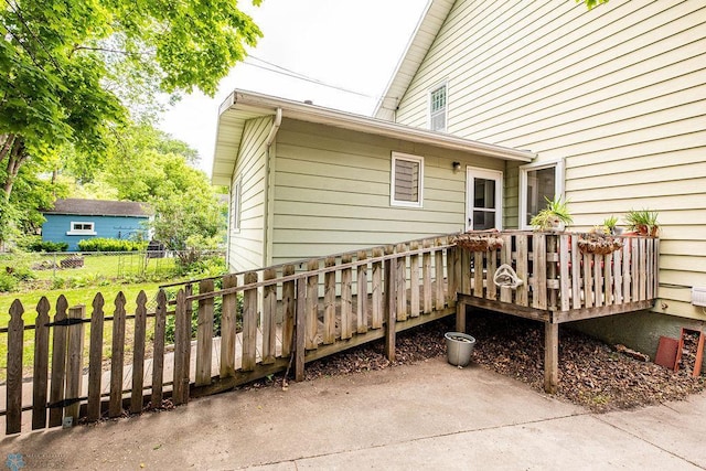 1328 6th St S, Fargo, ND 58103 - view of patio / terrace featuring a wooden deck