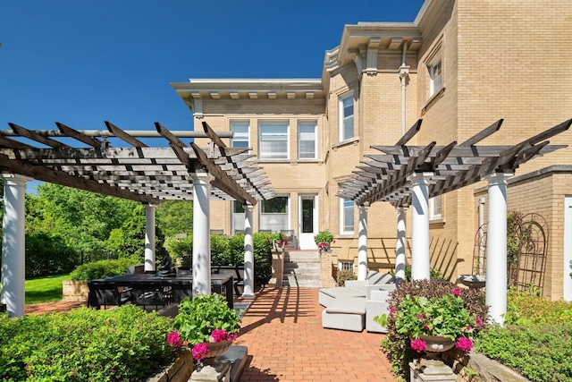 226 Grotto St S, Saint Paul, MN 55105 - view of patio with a pergola