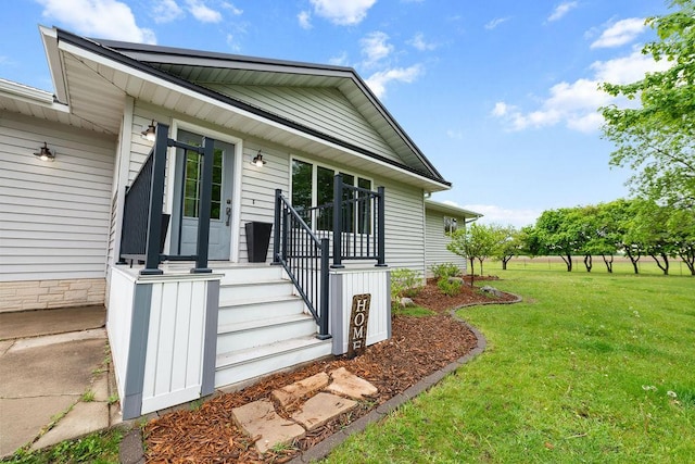 21750 County 36, Reynolds Twp, MN 56347 - property entrance with a yard