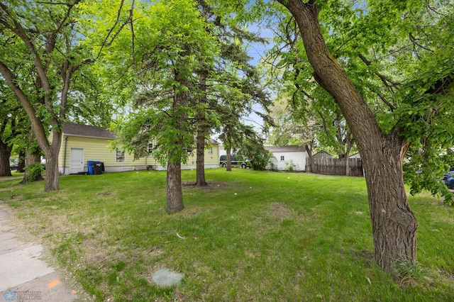 1550 13 1/2 St S, Fargo, ND 58103 - view of yard