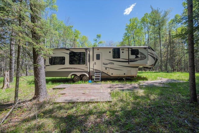 1437 Severson Rd, Summit Twp, WI 54836 - view of rear view of property